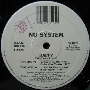 Nu System - Happy | TKN Productions (TKN 016) - main Nu System - Happy | TKN Productions (TKN 016) - main