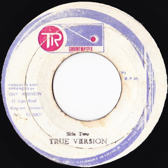 Tony Tuff - Hope Its True | TR Groovemaster (none) - 2