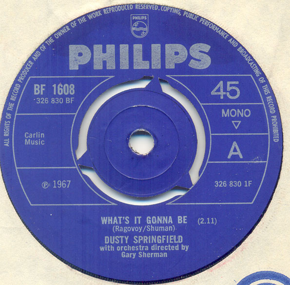 Dusty Springfield - What's It Gonna Be | Philips (BF 1608) - main