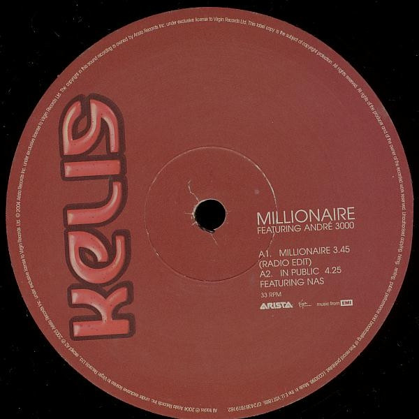 Kelis - Millionaire | Virgin (VST1885) - 3