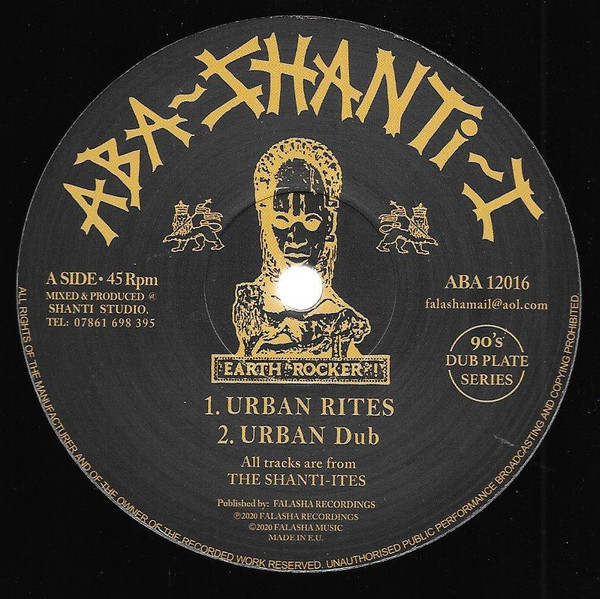 The Shanti-Ites - Urban Rites / Rejoice | Aba-Shanti-I (ABA12016)
