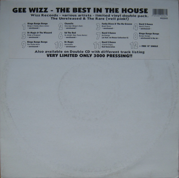 Various - Gee Wizz - The Best In The House | Wizz Records (WIZZP23) - main Various - Gee Wizz - The Best In The House | Wizz Records (WIZZP23) - main