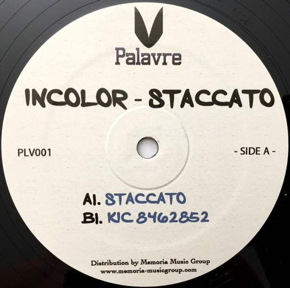Incolor - Staccato (USED) | Palavre Records (PLV001) - main
