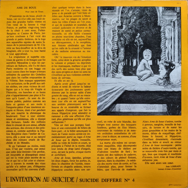 Christian Death - Deathwish | L'Invitation Au Suicide (S.D.4) - 2