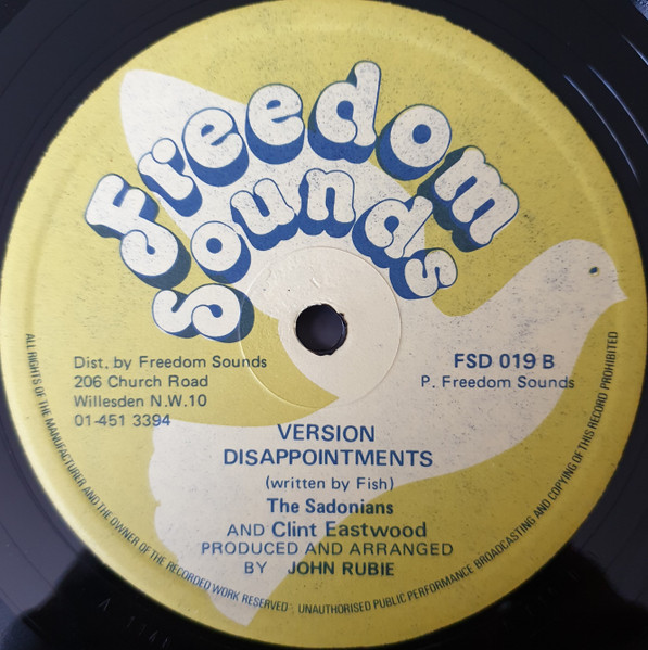 Sadonians And Clint Eastwood - Disappointments | Freedom Sounds (FSD 019) - 2