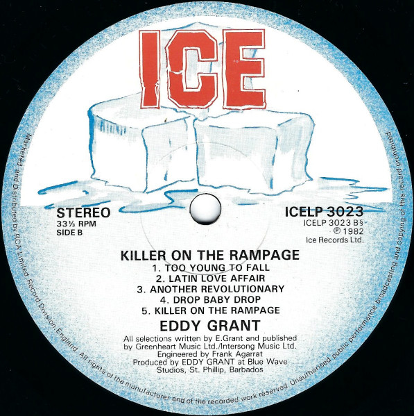 Eddy Grant - Killer On The Rampage | ICE (ICELP 3023) - 4 Eddy Grant - Killer On The Rampage | ICE (ICELP 3023) - 4