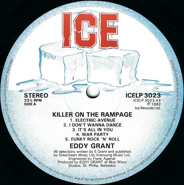 Eddy Grant - Killer On The Rampage | ICE (ICELP 3023) - 3 Eddy Grant - Killer On The Rampage | ICE (ICELP 3023) - 3