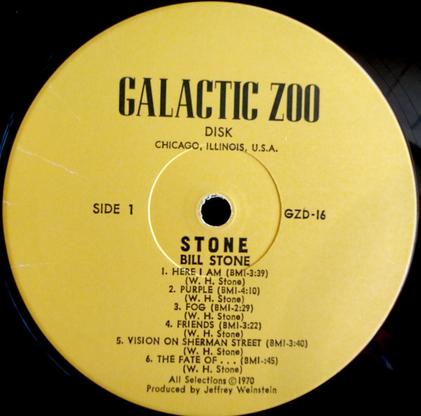 Bill Stone - Stone | Galactic Zoo Disk (GZD#16) - 3 Bill Stone - Stone | Galactic Zoo Disk (GZD#16) - 3