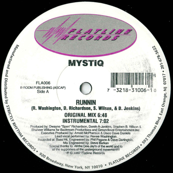 Mystiq - Runnin | Flatline Records (FLA006) - 2