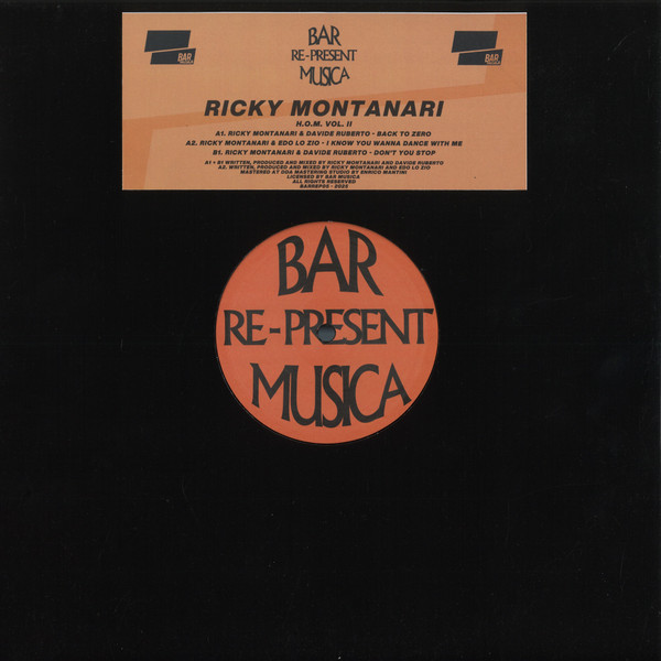 Ricky Montanari - H.O.M. Vol. II | BAR Musica Re-Present (BARREP05)