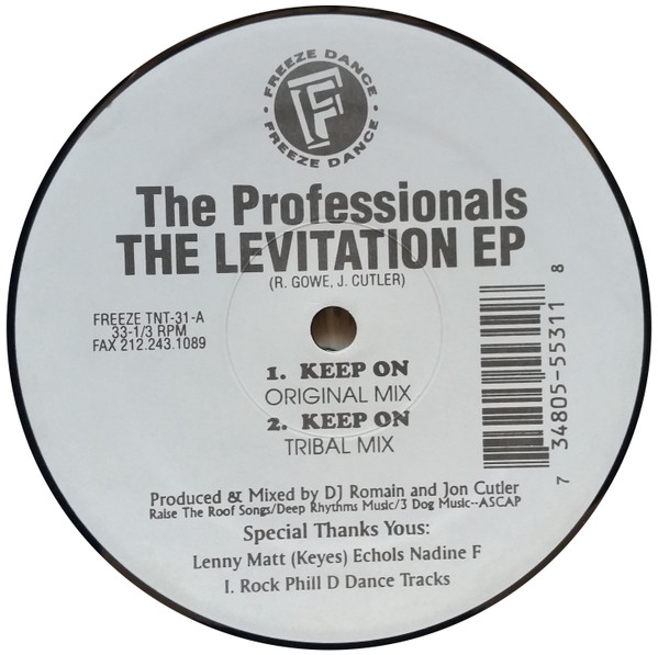 The Professionals - The Levitation EP | TNT Records (TNT-31)