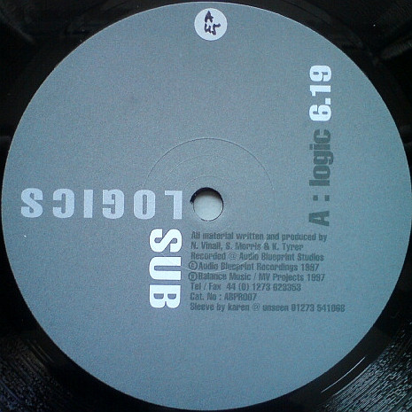 Sublogics - Logic / U Know | Audio Blueprint (ABPR007) - 3