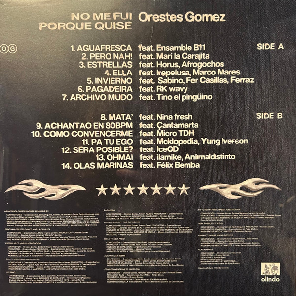Orestes Gómez - No me fui porque quise | Olindo (ORLP010) - 2