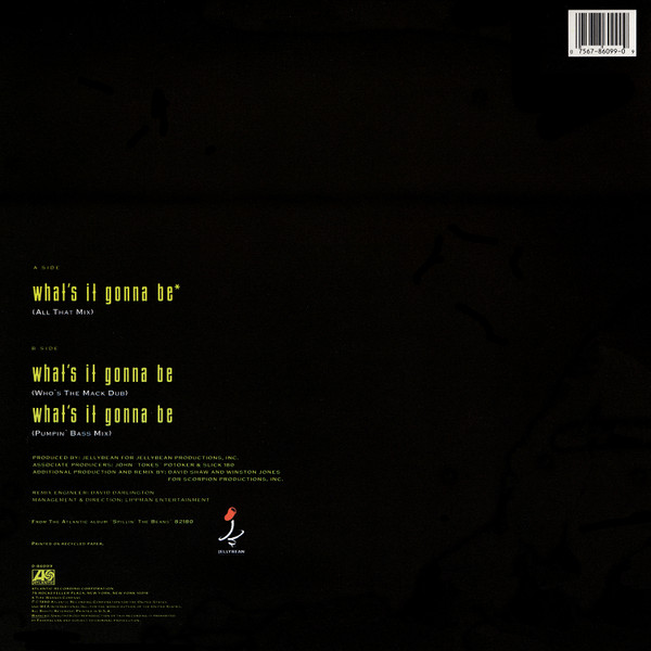 John "Jellybean" Benitez Featuring Niki Haris - What's It Gonna Be | Atlantic (0-86099) - 2 John "Jellybean" Benitez Featuring Niki Haris - What's It Gonna Be | Atlantic (0-86099) - 2