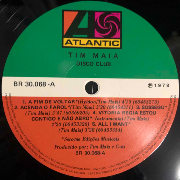 Tim Maia - Disco Club | Mr Bongo (MRBLP156) - 3