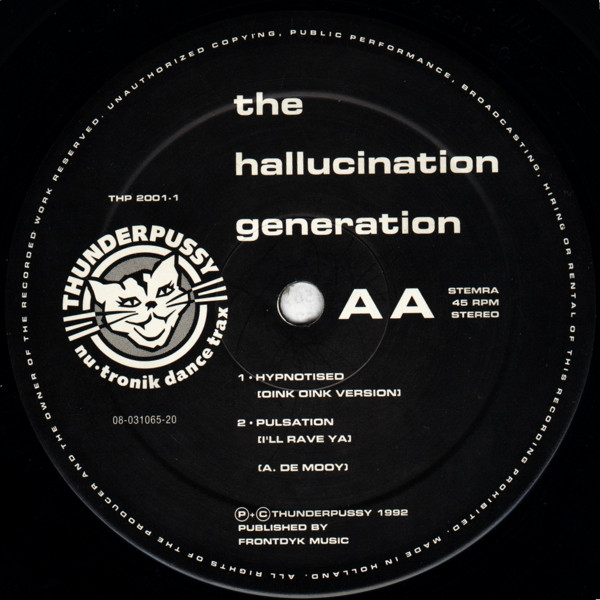 The Hallucination Generation - Somebody Give The Lord A Handclap | Thunderpussy (THP 2001-1) - 4