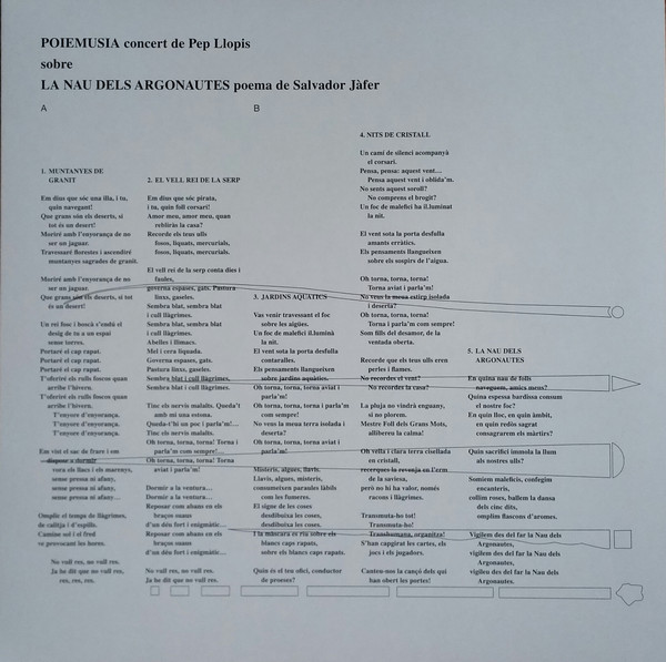 Pep Llopis - Poiemusia La Nau Dels Argonautes | Freedom To Spend (FTS003) - main