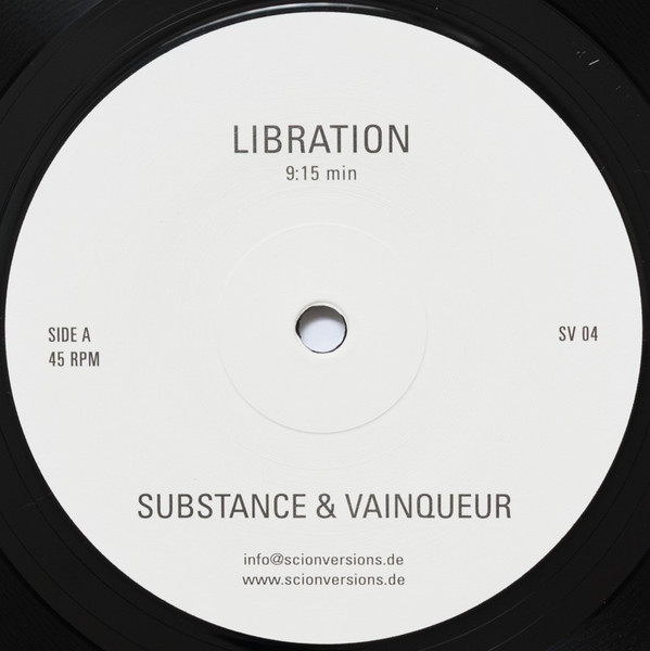 Substance & Vainqueur - Libration / Resonance | Scion Versions (SV 04)