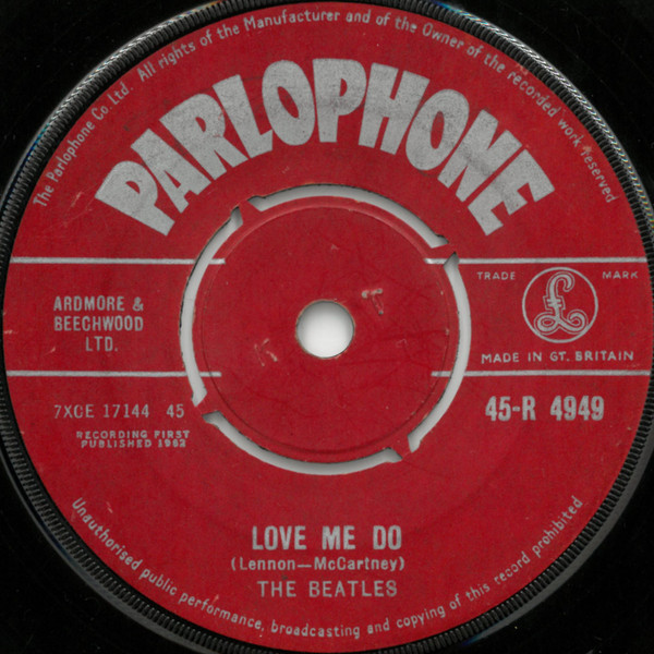 The Beatles - Love Me Do | Parlophone (45-R 4949) - main