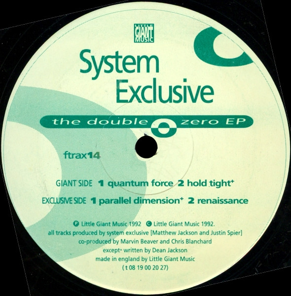 System Exclusive - The Double Zero EP | Little Giant Music (ftrax14)