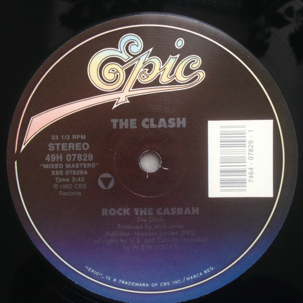 The Clash - Rock The Casbah | Epic (49H 07829)
