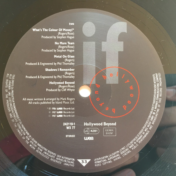 Hollywood Beyond - If | WEA (242119-1) - 4 Hollywood Beyond - If | WEA (242119-1) - 4