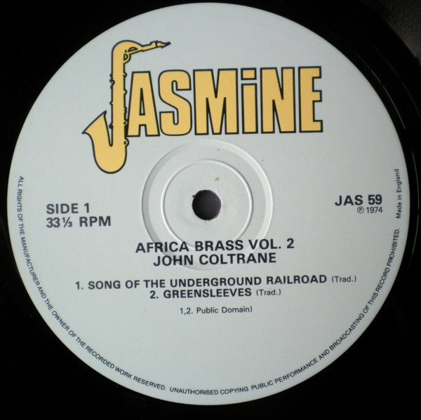 John Coltrane - The Africa Brass Sessions, Vol. 2 | Jasmine Records (JAS 59) - 2