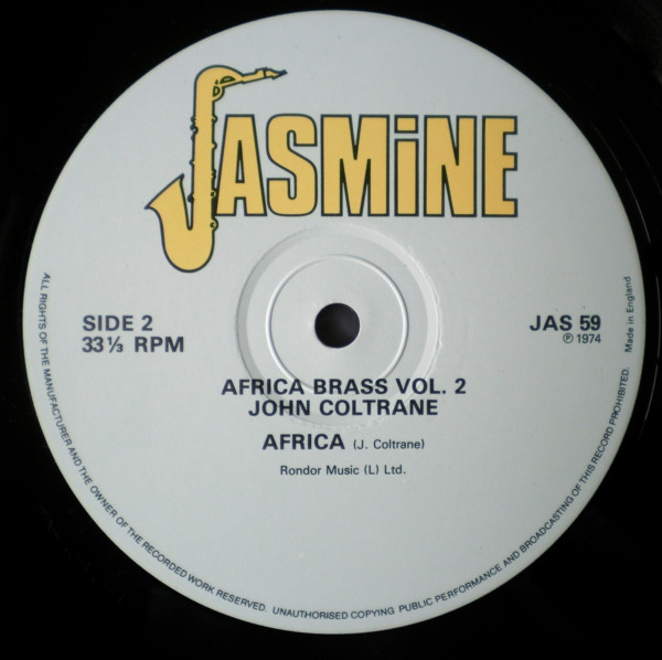 John Coltrane - The Africa Brass Sessions, Vol. 2 | Jasmine Records (JAS 59) - 3