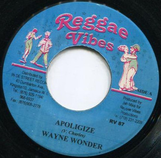 Wayne Wonder / Simple Man - Apologize / Little Computer | Reggae Vibes (RV 87) - main