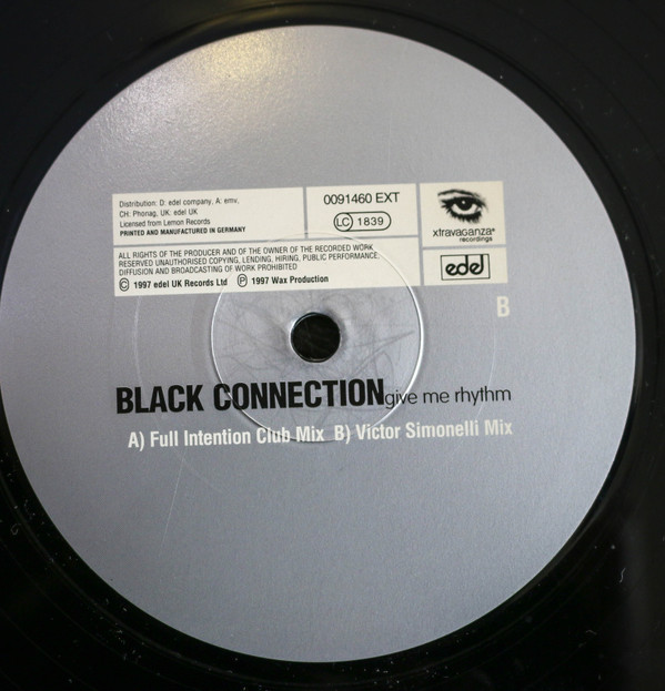 Black Connection - Give Me Rhythm | Xtravaganza Recordings (0091460 EXT) - 2