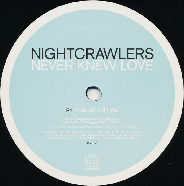 Nightcrawlers - Never Knew Love | Riverhorse Records (RIVH121) - 3
