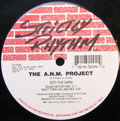 The A.N.M. Project - Into The Dark | Strictly Rhythm (SR 12294) - 3