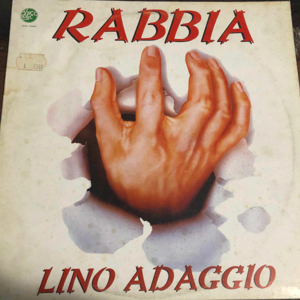 Lino Adaggio - Rabbia | Visco Disc (LP 70113)