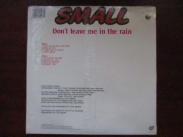 Small - Don't Leave Me In The Rain | Tusk Music (TUH 23) - 2 Small - Don't Leave Me In The Rain | Tusk Music (TUH 23) - 2