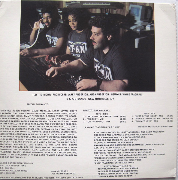 Jackie Concepcion - Love To Love You Baby | Hit-N-Run Records (HR-89433) - 4