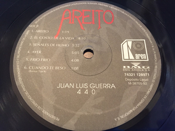 Juan Luis Guerra 4.40 - Areito | Karen Records (74321 128971) - 3