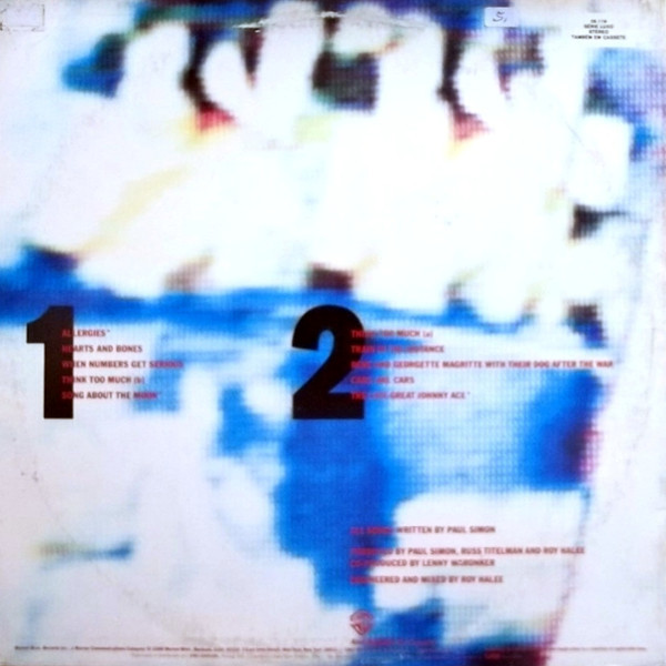 Paul Simon - Hearts And Bones | Warner Bros. Records (26.116) - 2