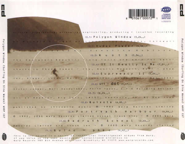 Polygon Window - Surfing On Sine Waves | Warp Records (WARP CD7) - 2