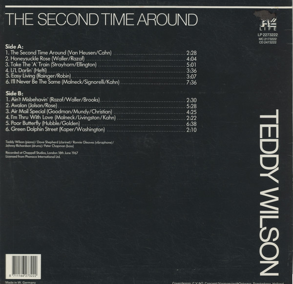 Teddy Wilson - The Second Time Around | Jazz Life (2273222) - 2 Teddy Wilson - The Second Time Around | Jazz Life (2273222) - 2
