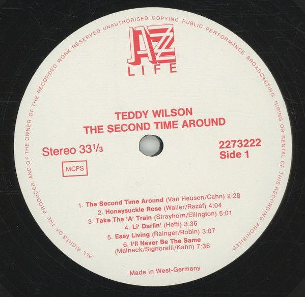 Teddy Wilson - The Second Time Around | Jazz Life (2273222) - 3 Teddy Wilson - The Second Time Around | Jazz Life (2273222) - 3