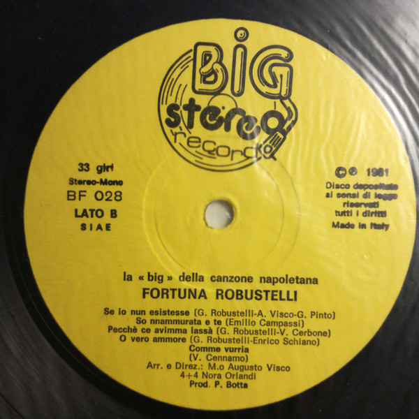 Fortuna Robustelli - Stupida | Big Stereo Record (BF 028) - 3 Fortuna Robustelli - Stupida | Big Stereo Record (BF 028) - 3