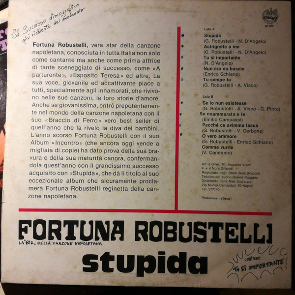 Fortuna Robustelli - Stupida | Big Stereo Record (BF 028) - 2 Fortuna Robustelli - Stupida | Big Stereo Record (BF 028) - 2