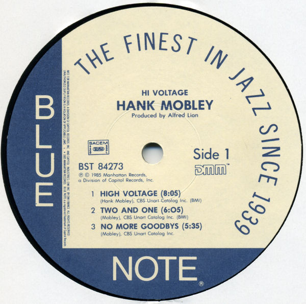 Hank Mobley - Hi Voltage | Blue Note (BST 84273) - 3 Hank Mobley - Hi Voltage | Blue Note (BST 84273) - 3