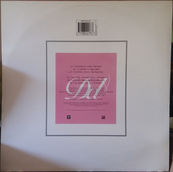 Dana Dawson - 3 Is Family | EMI United Kingdom (7243 882218 6 3) - 2