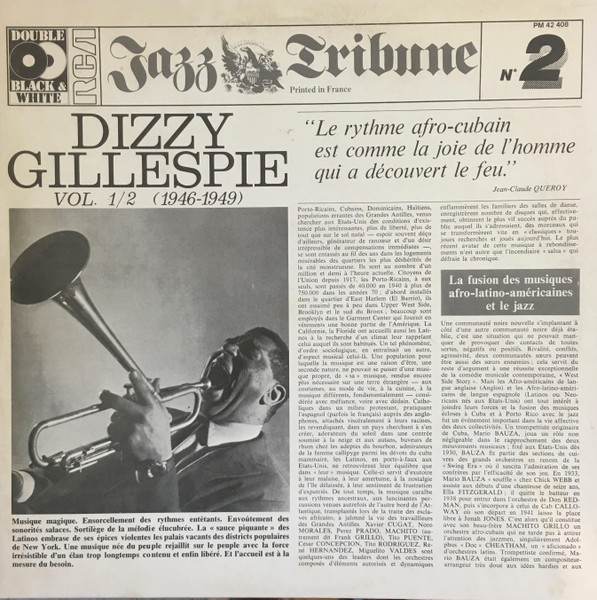 Dizzy Gillespie - Dizzy Gillespie Vol 1/2 (1946-1949) | RCA (PM 42408)