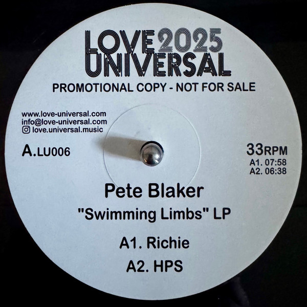 Pete Blaker - Swimming Limbs | Love Universal (LU006) - 2 Pete Blaker - Swimming Limbs | Love Universal (LU006) - 2