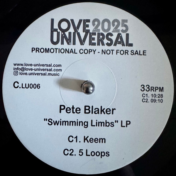 Pete Blaker - Swimming Limbs | Love Universal (LU006) - 4 Pete Blaker - Swimming Limbs | Love Universal (LU006) - 4