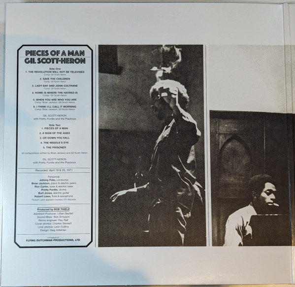 Gil Scott-Heron - Pieces Of A Man | Flying Dutchman (HIQLP 007) - 3