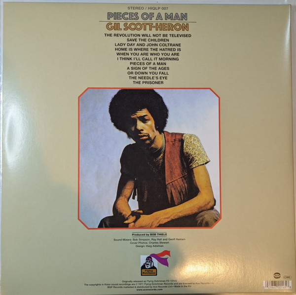 Gil Scott-Heron - Pieces Of A Man | Flying Dutchman (HIQLP 007) - 2