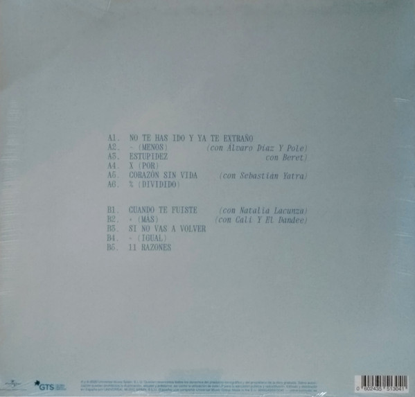 Aitana - 11 Razones | Universal Music Group Spain, S.L. (00602435513041) - 2